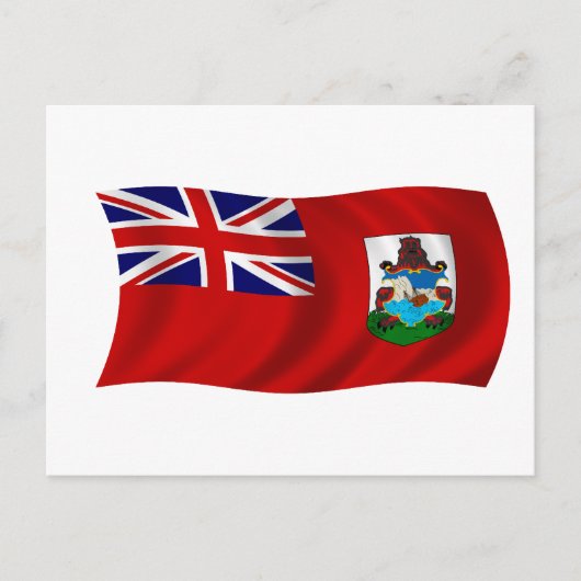 Vlag van Bermuda Briefkaart (Voorkant)