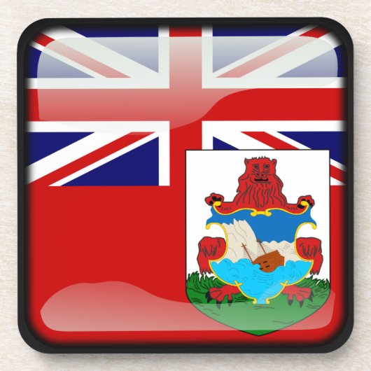 Vlag van Bermuda Drankjes Onderzetter (Voorkant)