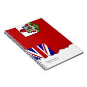 Vlag van Bermuda Notitieboek (Rechterzijde)