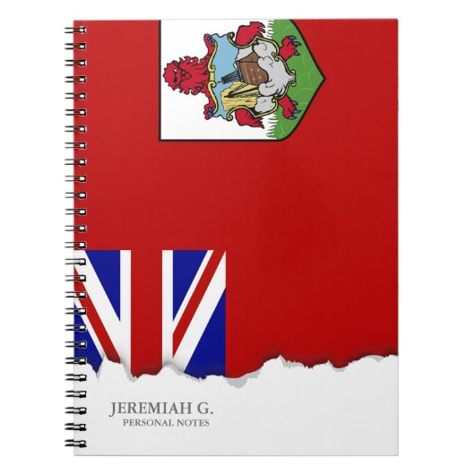 Vlag van Bermuda Notitieboek (Voorkant)