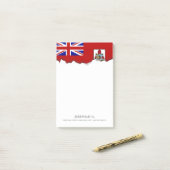 Vlag van Bermuda Post-it® Notes (Op bureau)