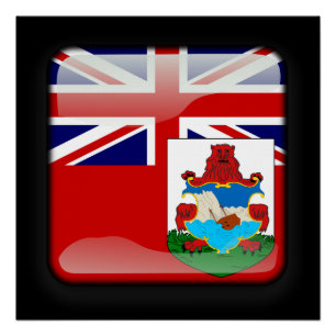 Vlag van Bermuda Poster