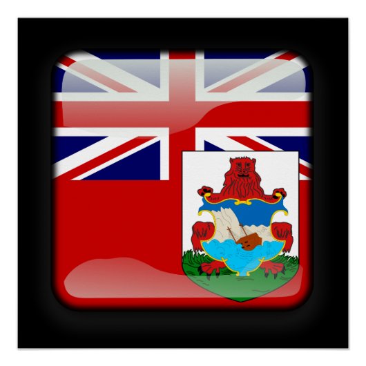 Vlag van Bermuda Poster (Voorkant)