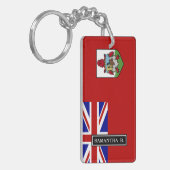 Vlag van Bermuda Sleutelhanger (Voorkant Links)
