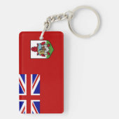 Vlag van Bermuda Sleutelhanger (achterkant)