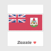 Vlag van Bermuda Sticker (Vel)