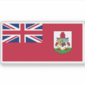 Vlag van Bermuda Sticker (Voorkant)