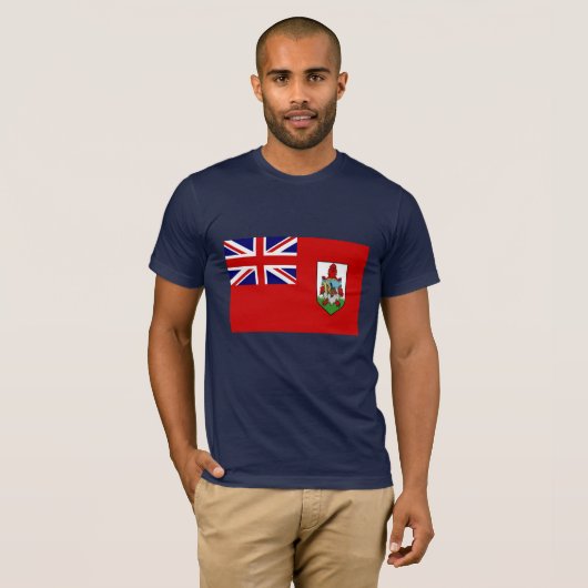 Vlag van Bermuda T-shirt (Voorkant volledig)