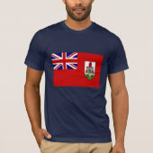 Vlag van Bermuda T-shirt (Voorkant)