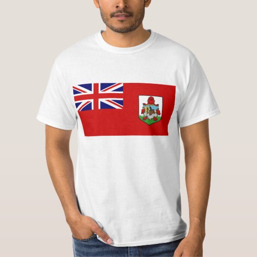 Vlag van Bermuda T-Shirt (Voorkant)