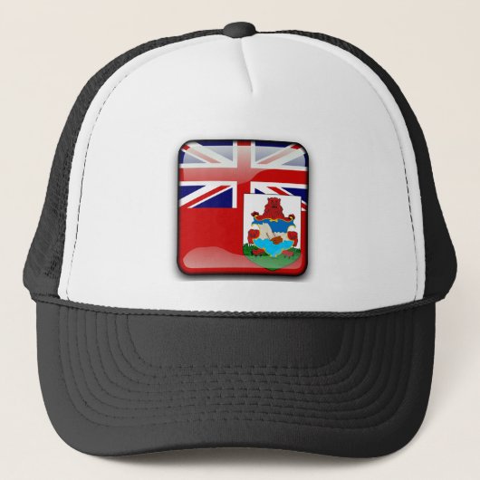 Vlag van Bermuda Trucker Pet (Voorkant)