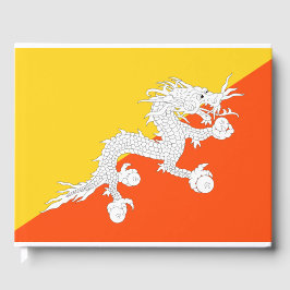 Vlag van Bhutan (Bhutan) (Donderdraak) Gastenboek