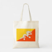 Vlag van Bhutan (Bhutan) (Donderdraak) Tote Bag (Achterkant)