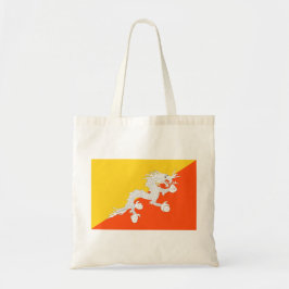 Vlag van Bhutan (Bhutan) (Donderdraak) Tote Bag
