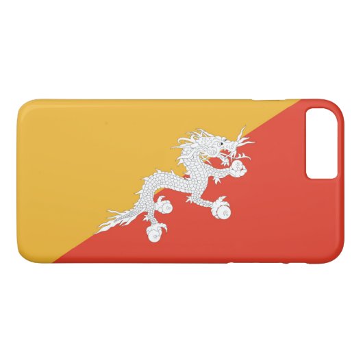 Vlag van Bhutan Case-Mate iPhone Case (Achterkant (Horizontaal))