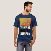 Vlag van Bhutan T-shirt (Voorkant volledig)