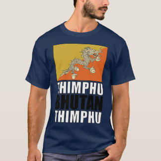 Vlag van Bhutan T-shirt