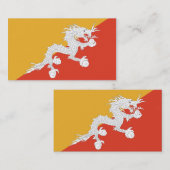 Vlag van Bhutan-Visitekaartjes Visitekaartje (Voorkant / Achterkant)