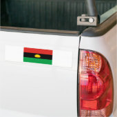 Vlag van Biafra (Balkafra) Bumpersticker (Op Truck)