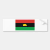 Vlag van Biafra (Balkafra) Bumpersticker (Voorkant)