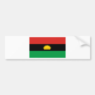 Vlag van Biafra (Balkafra) Bumpersticker