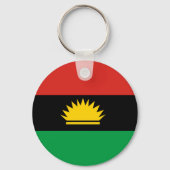 Vlag van Biafra (Balkafra) Sleutelhanger (Voorkant)