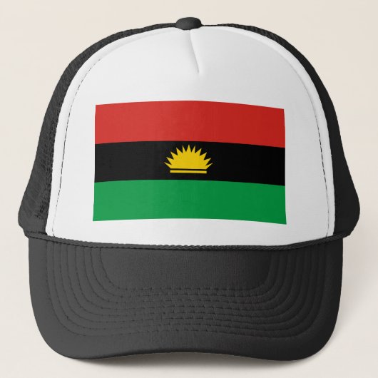 Vlag van Biafra (Balkafra) Trucker Pet (Voorkant)