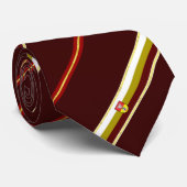 vlag van bialystok strepen stropdas (Opgerold)
