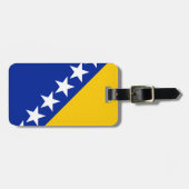 Vlag van BiH Bagagelabel (Voorkant horizontaal)