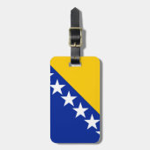 Vlag van BiH Bagagelabel (Voorkant verticaal)