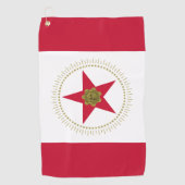 Vlag van Birmingham, Alabama Golfhanddoek (Voorkant)