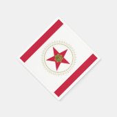 Vlag van Birmingham, Alabama Napkins Servet (Hoek)