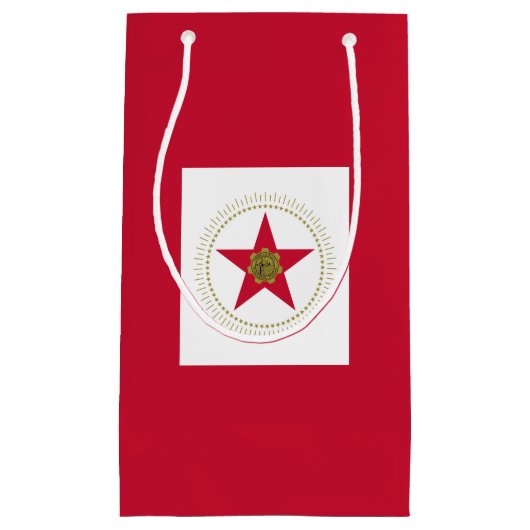 Vlag van Birmingham, Alabama Small Gift Bag Klein Cadeauzakje (Voorkant)
