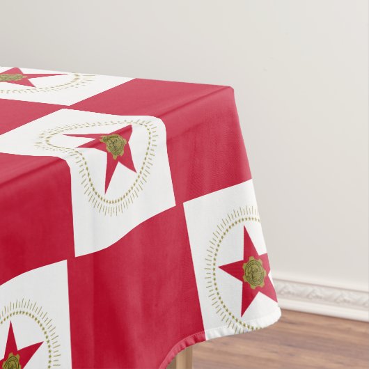 Vlag van Birmingham, Alabama Tablecloth Tafelkleed (Voorbeeld)