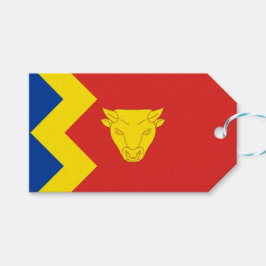 Vlag van Birmingham Cadeaulabel