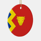Vlag van Birmingham Keramisch Ornament (Rechts)