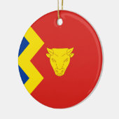 Vlag van Birmingham Keramisch Ornament (Links)