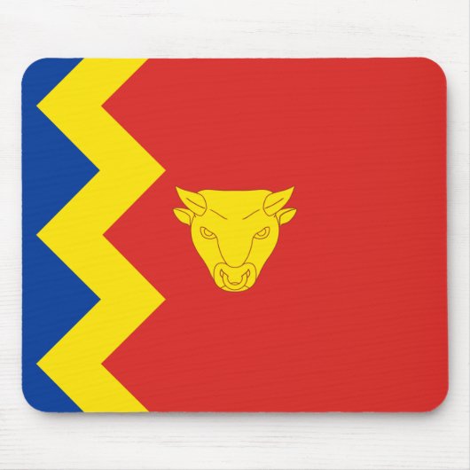 Vlag van Birmingham Muismat (Voorkant)