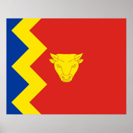 Vlag van Birmingham Poster