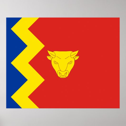 Vlag van Birmingham Poster (Voorkant)