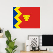 Vlag van Birmingham Poster (Thuiskantoor)