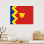 Vlag van Birmingham Poster (Keuken)