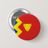 Vlag van Birmingham Ronde Button 5,7 Cm (Voorkant /achterkant)