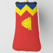 Vlag van Birmingham, UK Car Golfheadcover (Draai 90)