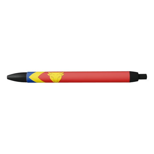 Vlag van Birmingham Zwarte Inkt Pen (Voorkant)