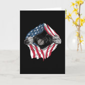 Vlag van Bluegrass Banjo America USA Kaart (Gele Bloem)