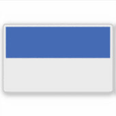 Vlag van Bochum, Duitsland Sticker (Voorkant)