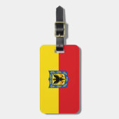 Vlag van Bogota, Colombia Bagagelabel (Voorkant verticaal)