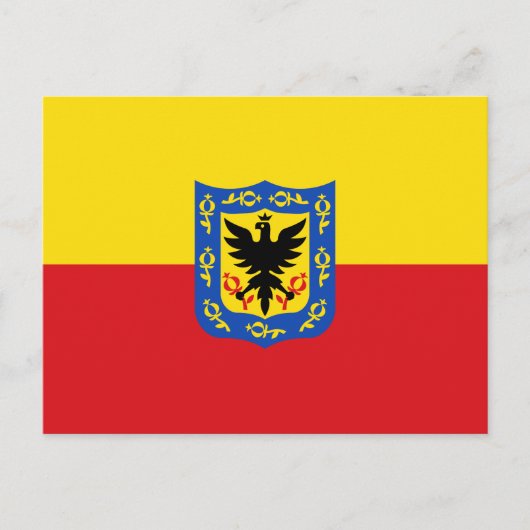 Vlag van Bogota, Colombia Briefkaart (Voorkant)