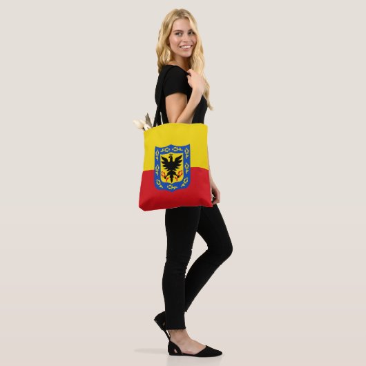 Vlag van Bogota, Colombia-Canvas tas (Op model)